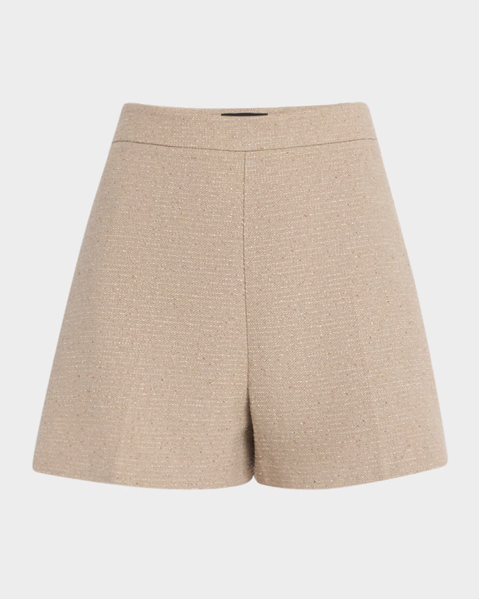 Eryx Wide-Leg Tweed Shorts